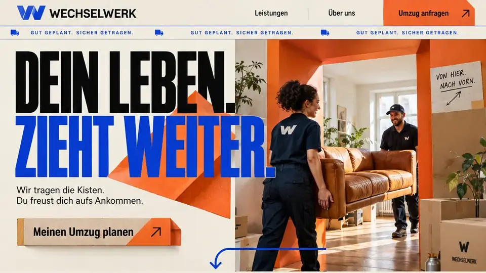Design-Idee Umzüge