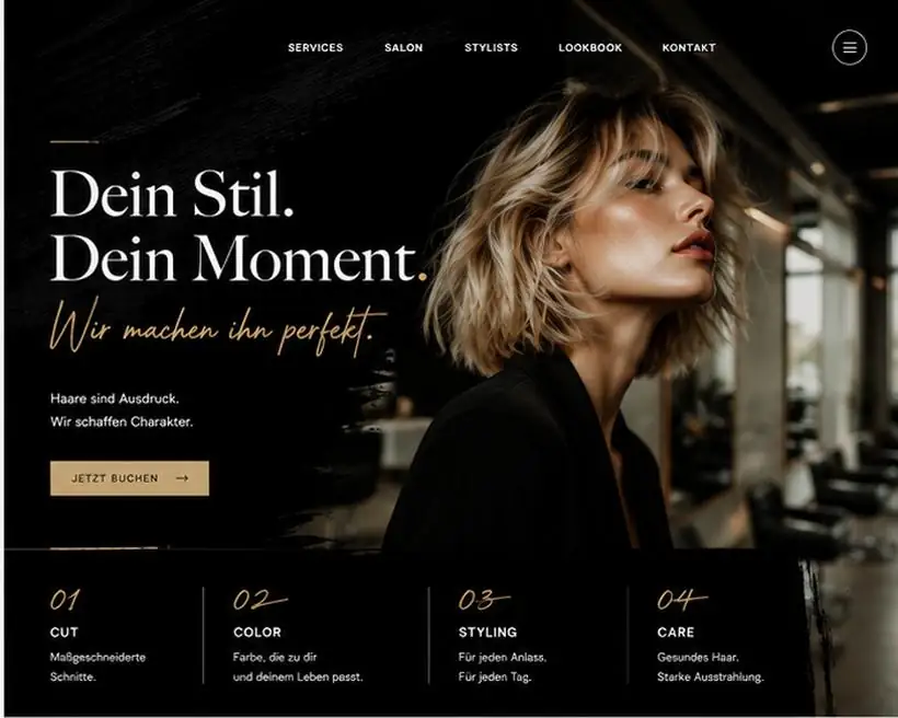 Design-Idee Friseursalon