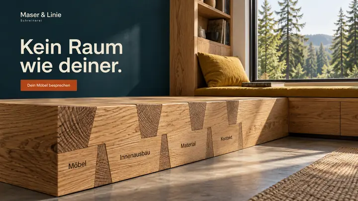 Design-Idee Schreinerei
