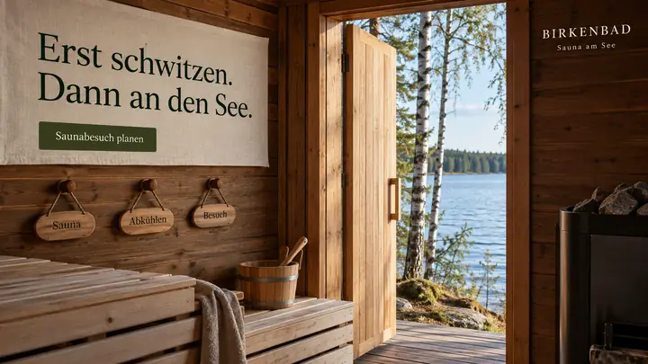Design-Idee Sauna