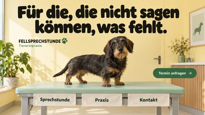 Design-Idee Tierarztpraxis