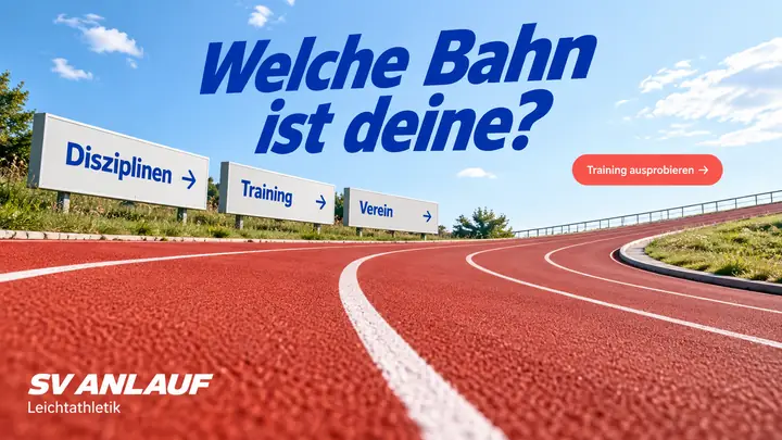 Design-Idee Leichtathletikverein