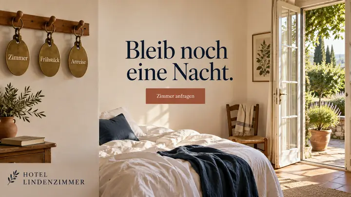 Design-Idee Kleines Hotel
