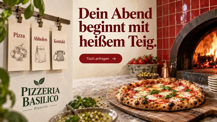 Design-Idee Pizzeria