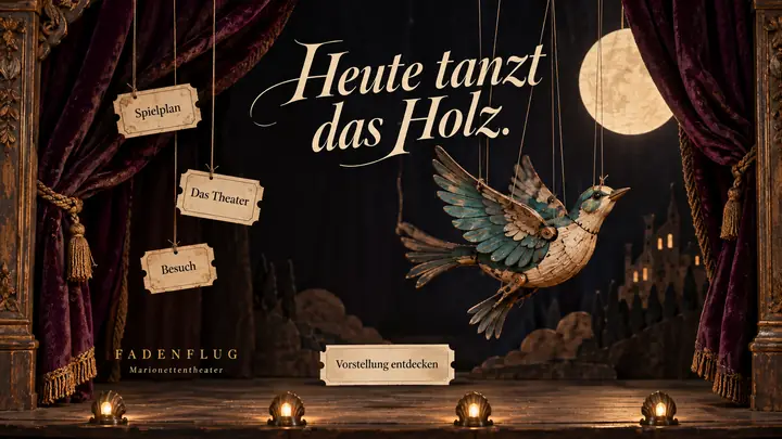Design-Idee Marionettentheater