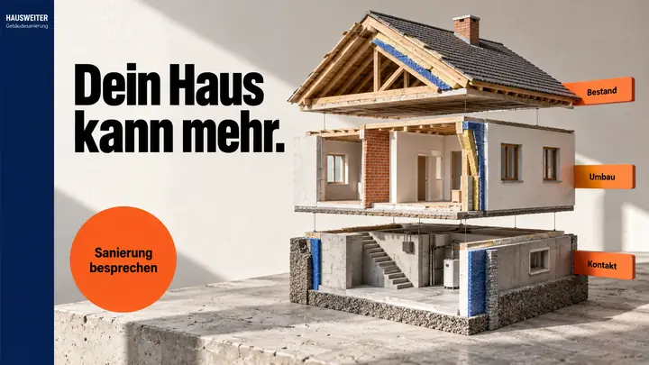 Design-Idee Gebäudesanierung