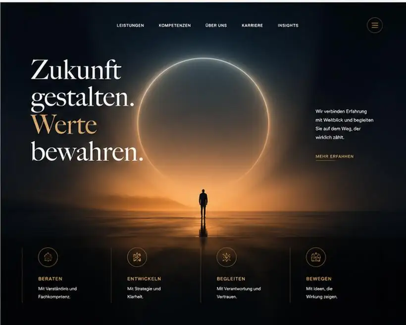 Design-Idee Vermögensberatung