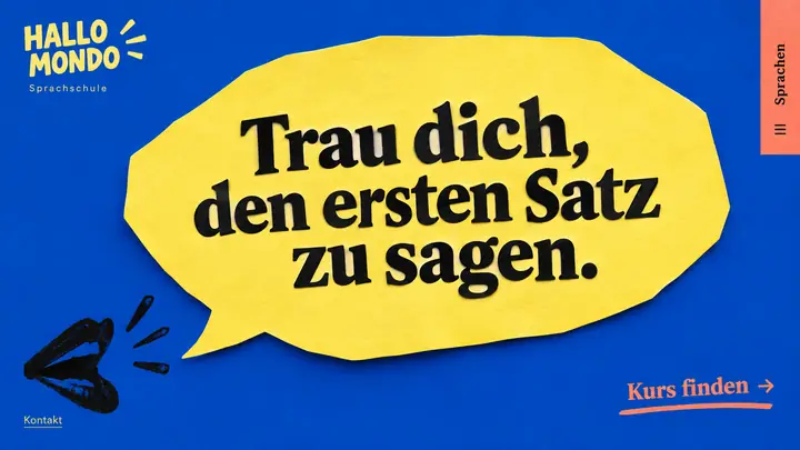 Design-Idee Sprachschule