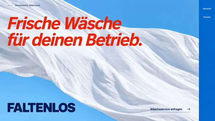 Design-Idee Wäscherei