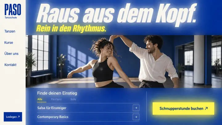 Design-Idee Tanzschule