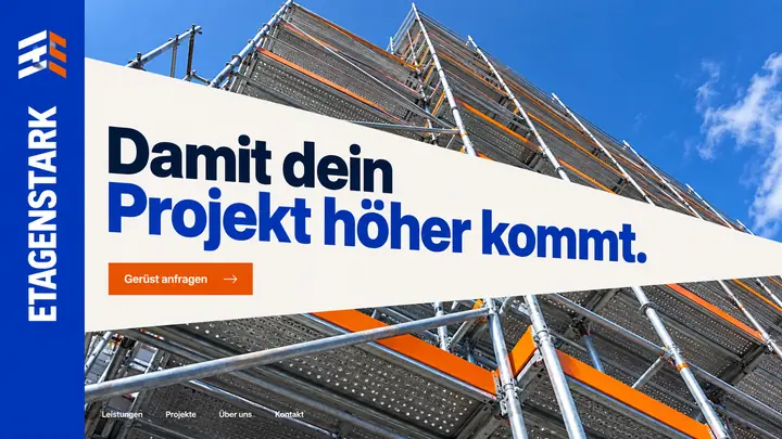 Design-Idee Gerüstbau
