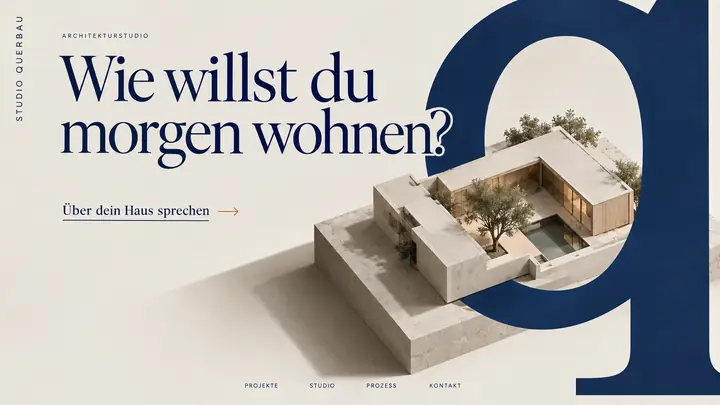 Design-Idee Architekturbüro