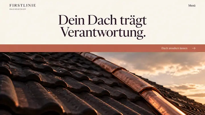 Design-Idee Dachdecker