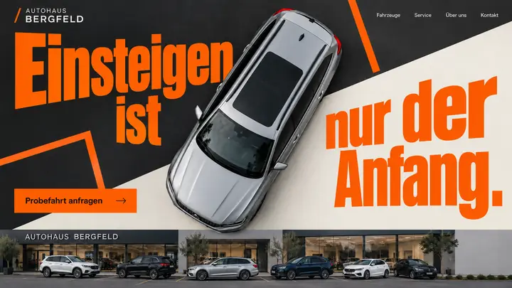 Design-Idee Autohaus
