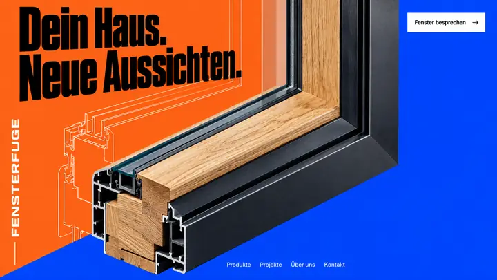 Design-Idee Fensterbau