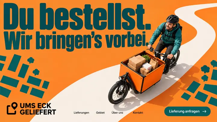 Design-Idee Lieferdienst