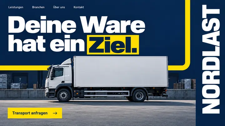 Design-Idee Spedition