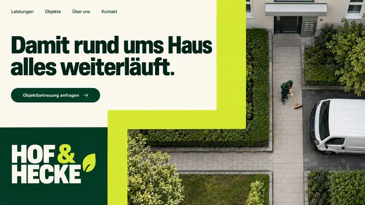 Design-Idee Hausmeisterdienst