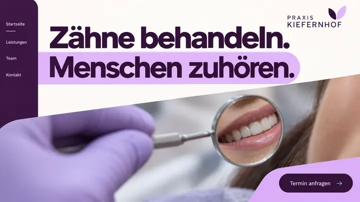 Design-Idee Zahnarztpraxis