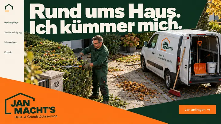 Design-Idee Hausmeisterdienst