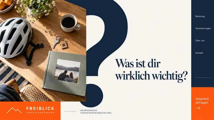 Design-Idee Versicherungsmakler