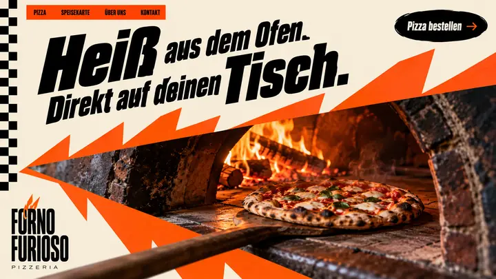 Design-Idee Pizzeria
