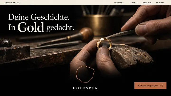Design-Idee Goldschmied