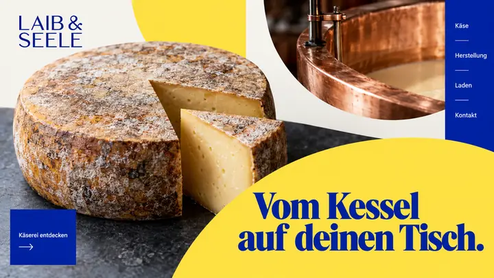 Design-Idee Käserei