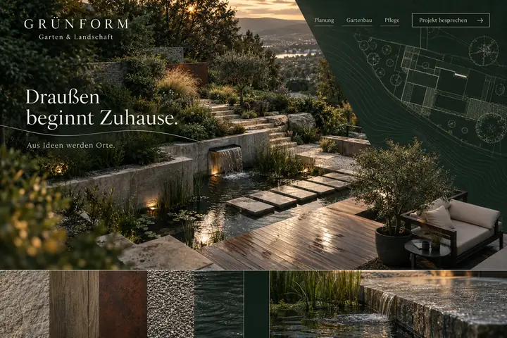Design-Idee Garten und Landschaft