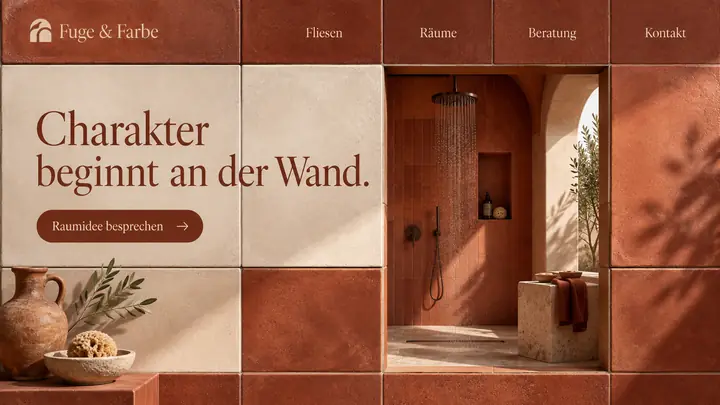 Design-Idee Fliesenleger
