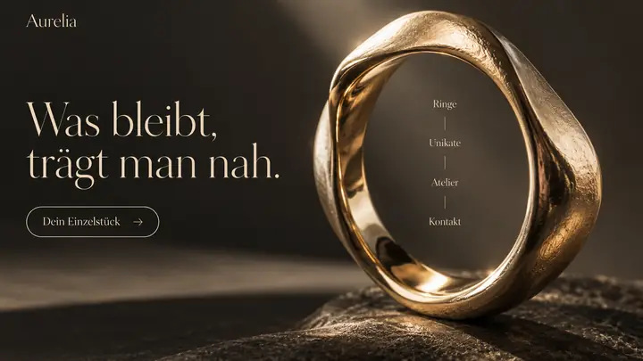 Design-Idee Goldschmied